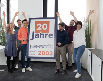 j&s-soft Team feiert 20 Jahre Jubiläum