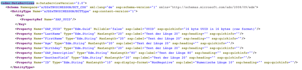 metadata in a browser