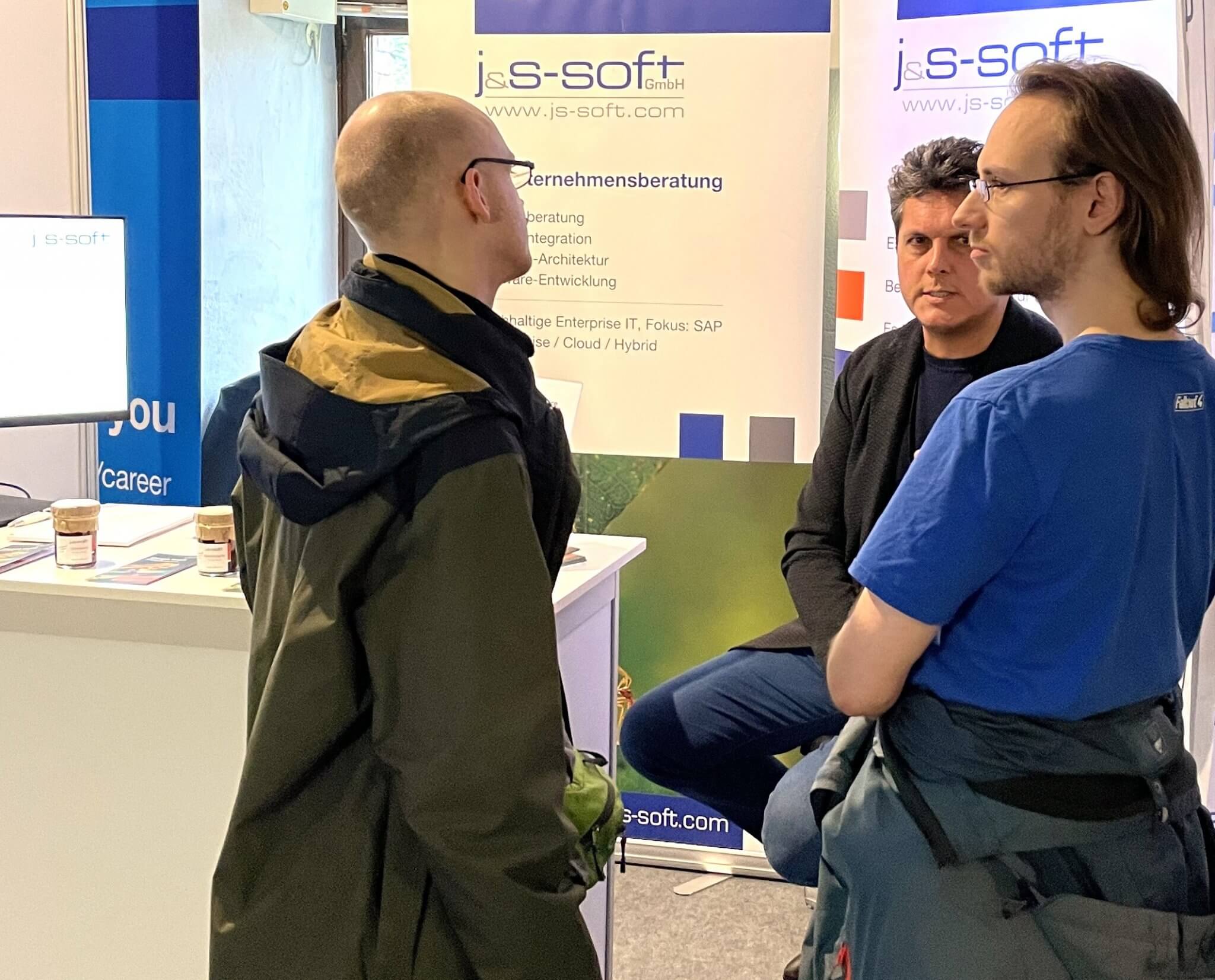 js-soft Stand Firmenkontaktmesse Magdeburgburg