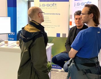 js-soft Stand Firmenkontaktmesse Magdeburgburg
