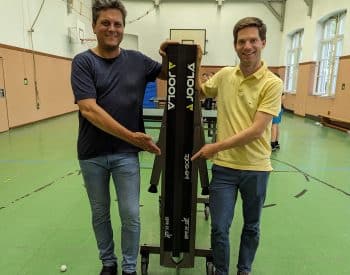 Spende für Tischtennis in Heidelberg