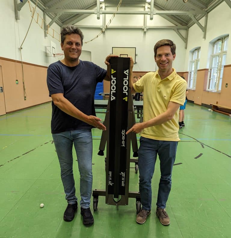 Spende für Tischtennis in Heidelberg