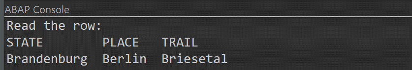 output specific value